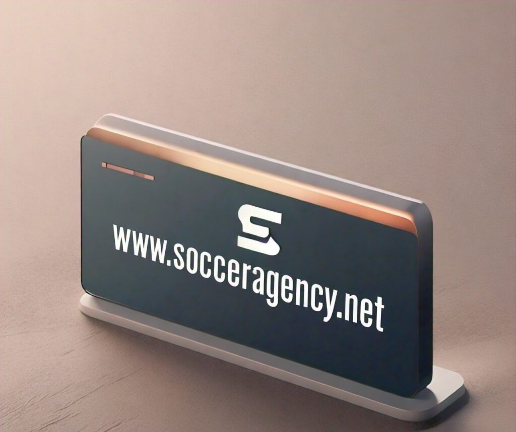 image contain www socceragency .net logo