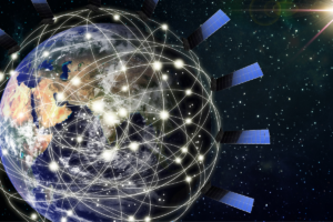 Artificial Satellite Orbits Earth